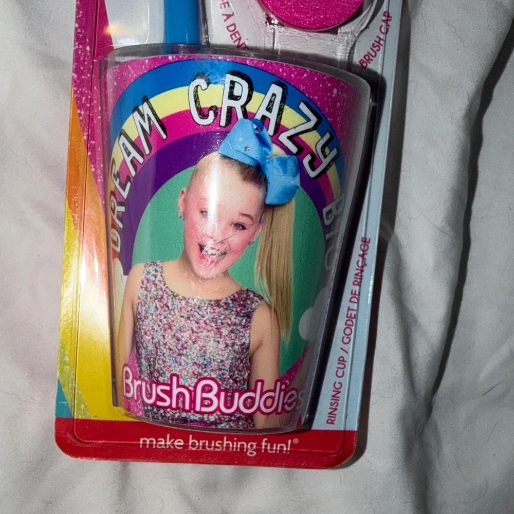 JoJo Siwa Blue Toothbrush and Colorful Cup Set‎